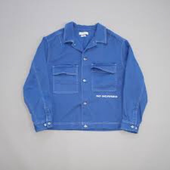 ☀️🧥 Urban Outfitter No Worries *blue* unisex denim jacket - Picture 7 of 9